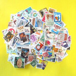 Postage stamp lot 200+ pcs cancelled worldwide stamps Lot 2